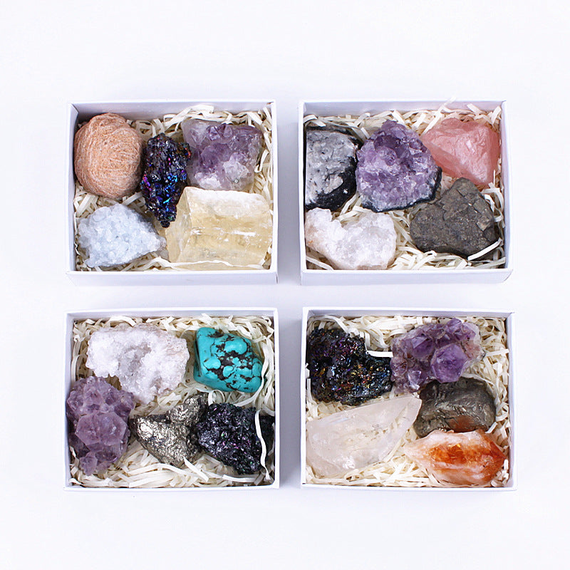 Natural Crystal Mineral Ore Geological Science Education Gift Set Manufacturer