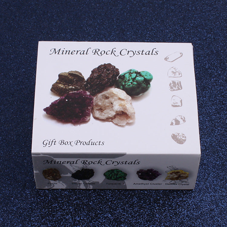 Natural Crystal Mineral Ore Geological Science Education Gift Set Manufacturer