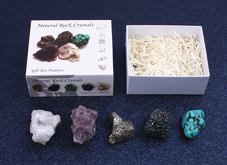 Natural Crystal Mineral Ore Geological Science Education Gift Set Manufacturer