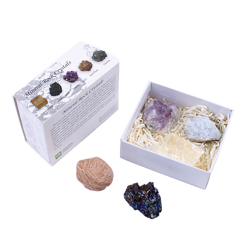 Natural Crystal Mineral Ore Geological Science Education Gift Set Manufacturer