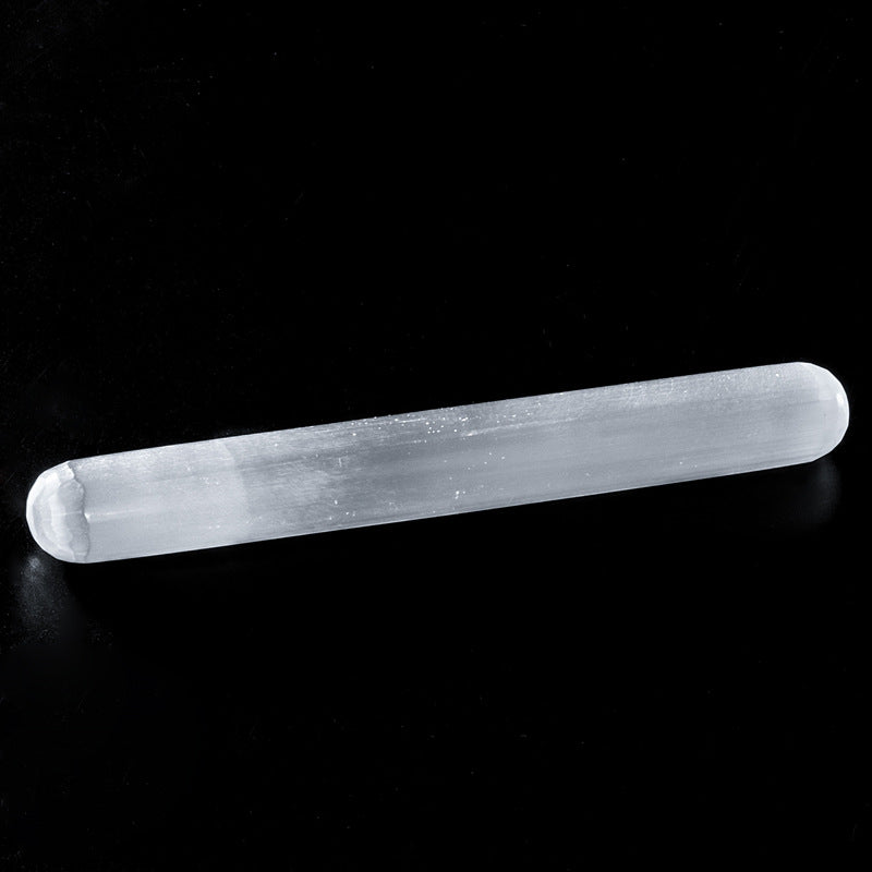5 natural Moroccan Selenite column massage sticks