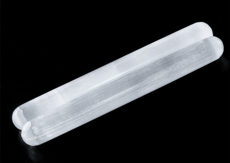 5 natural Moroccan Selenite column massage sticks