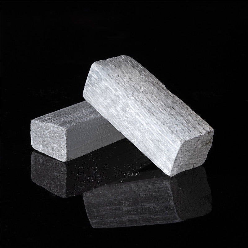 Natural Selenite Small Square Raw Stone Material