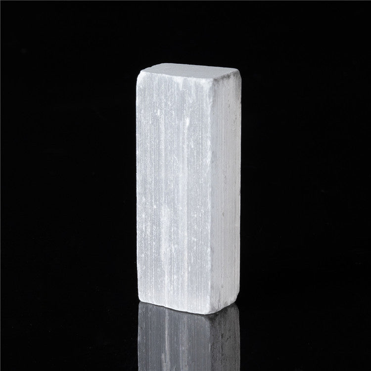 Natural Selenite Small Square Raw Stone Material