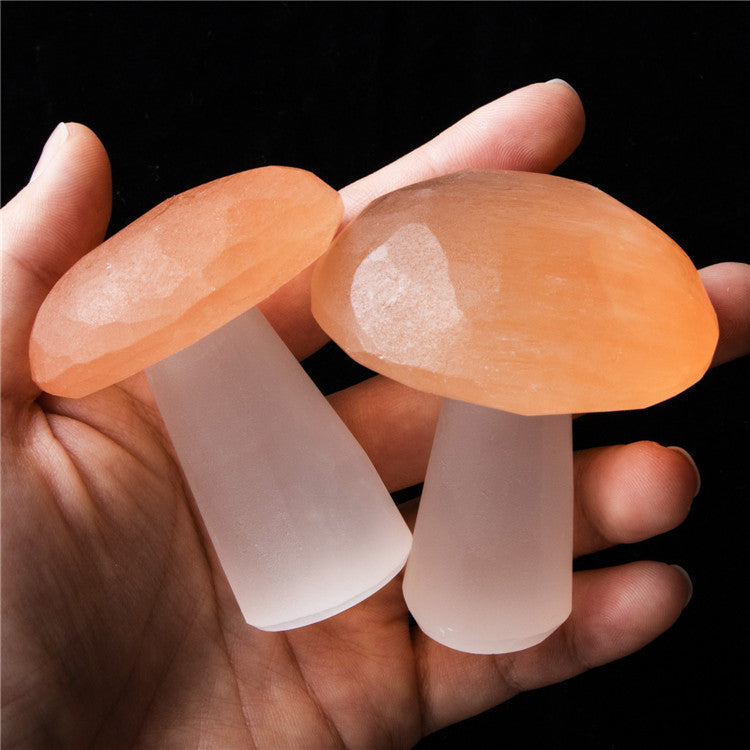 Natural Selenite Mushroom