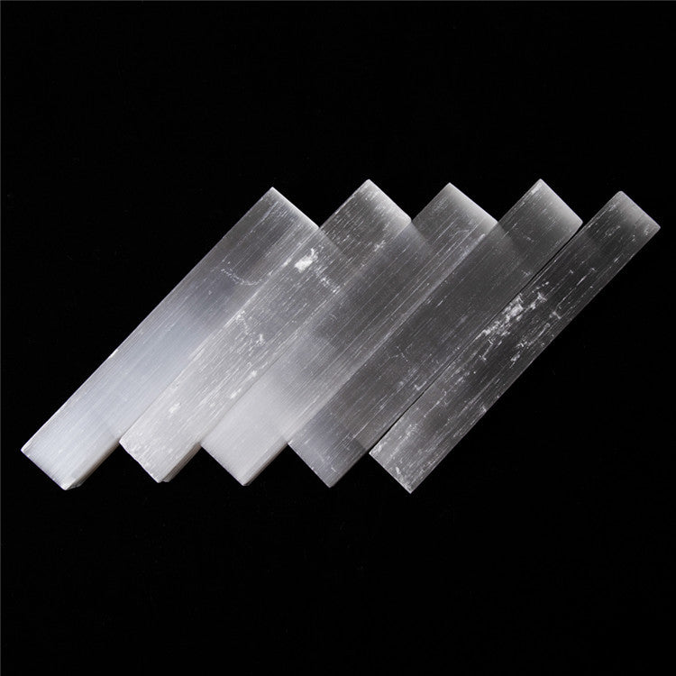 3/8/12cm Rectangular Square Natural Selenite