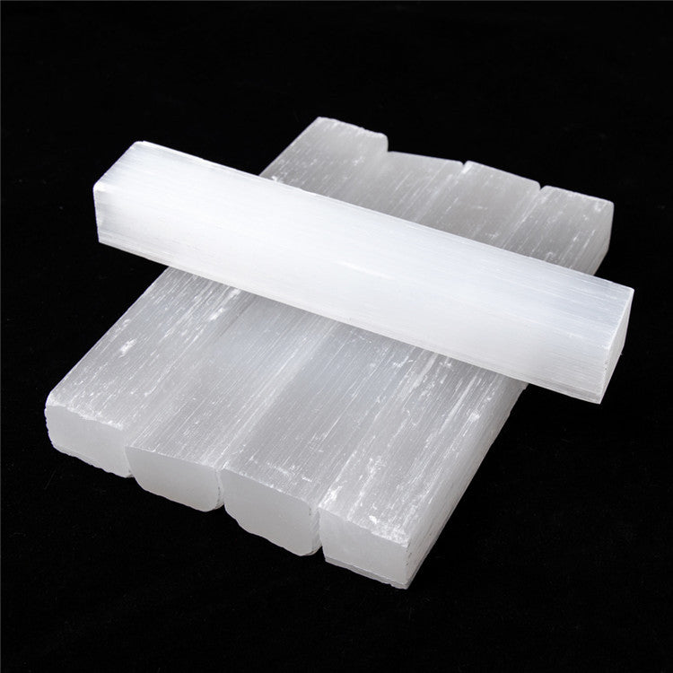 3/8/12cm Rectangular Square Natural Selenite