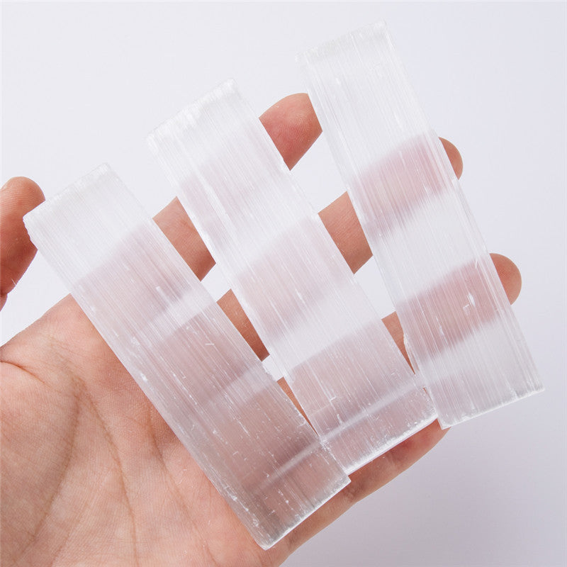 Natural Selenite Strip Raw Material