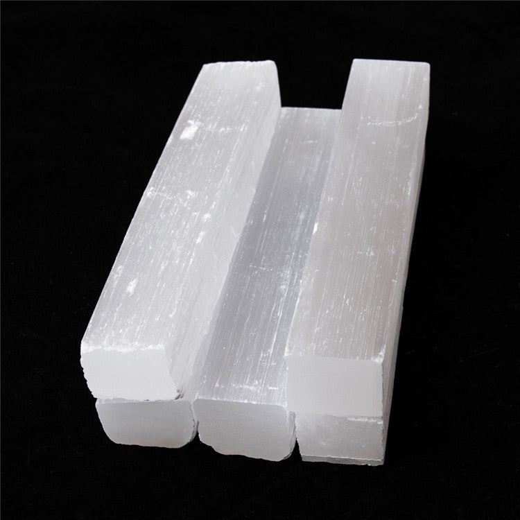 3/8/12cm Rectangular Square Natural Selenite