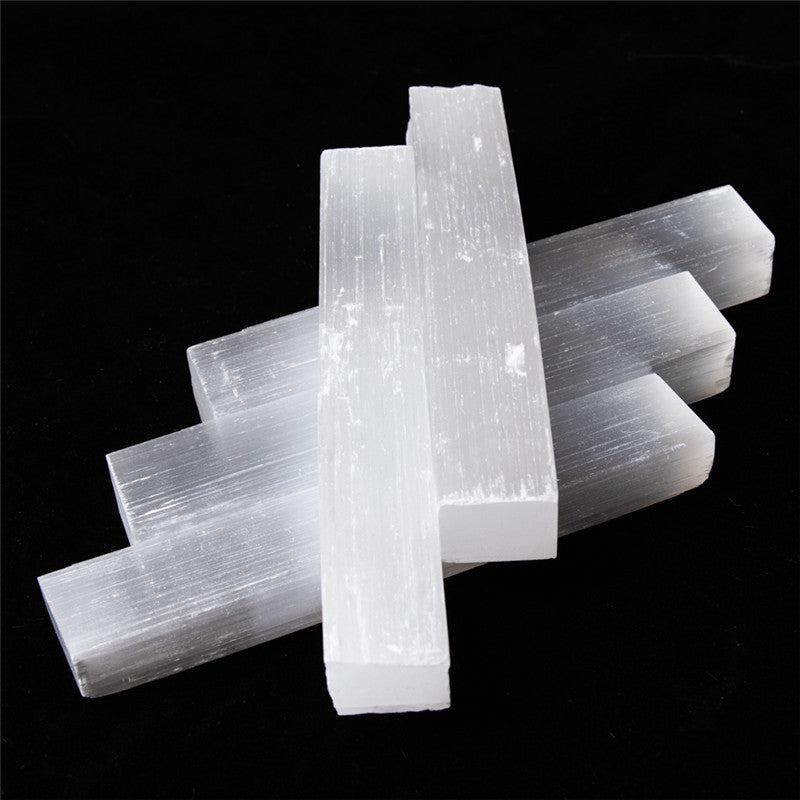3/8/12cm Rectangular Square Natural Selenite