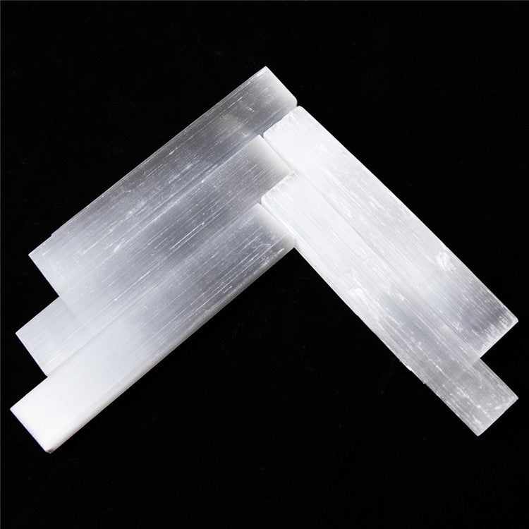 3/8/12cm Rectangular Square Natural Selenite