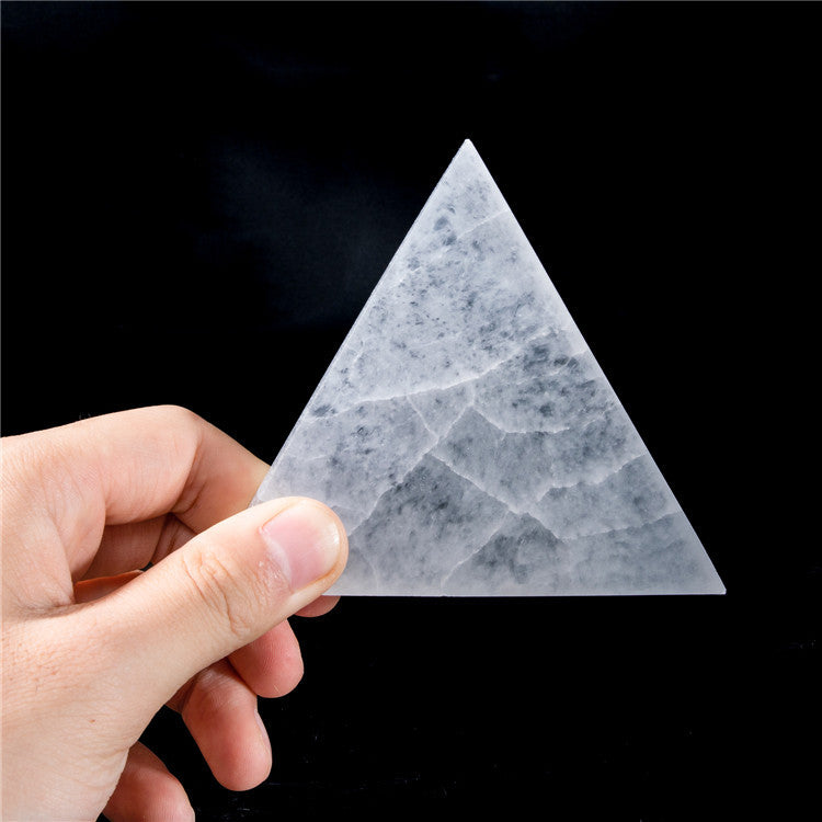 Natural Selenite Slabs Hexagonal, Round, Square, Triangular