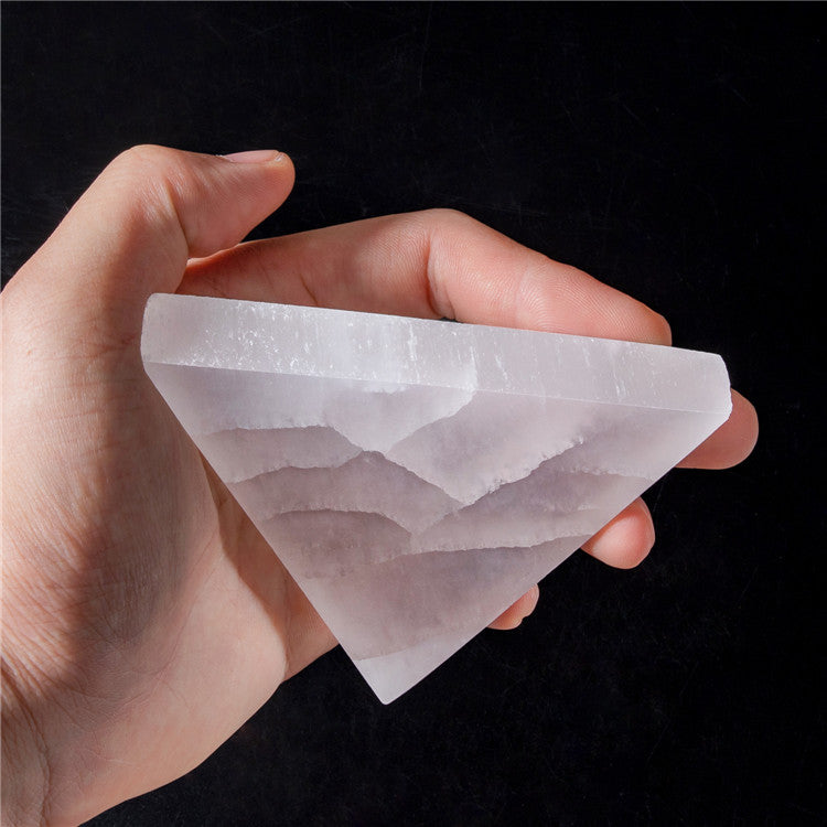 Natural Selenite Slabs Hexagonal, Round, Square, Triangular
