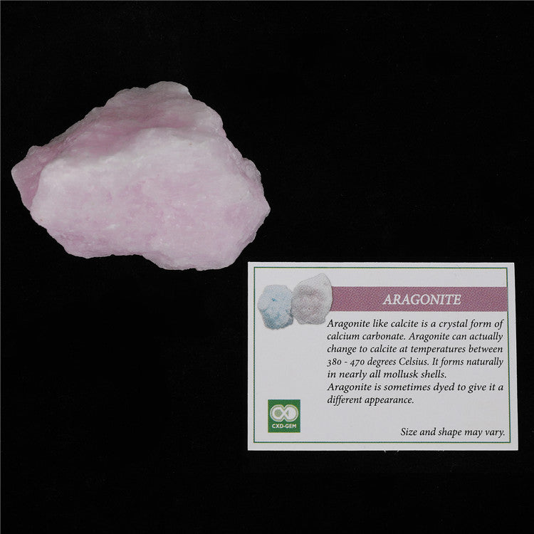 Pink Aragonite Rough Stone Box