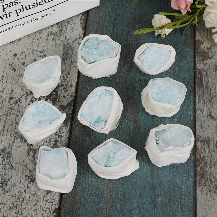 Blue Aragonite Rough Stone Box
