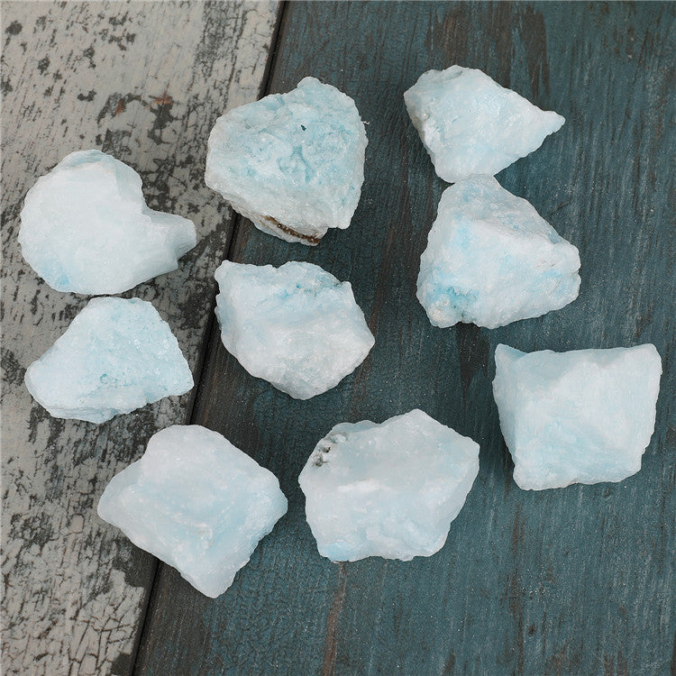 Blue Aragonite Rough Stone Box