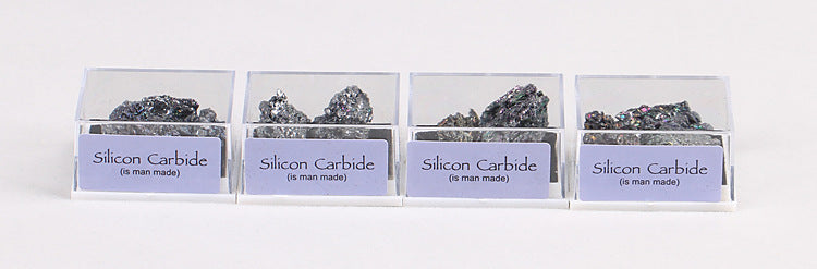 Mixed mineral natural crystal rough stone acrylic small box specimen