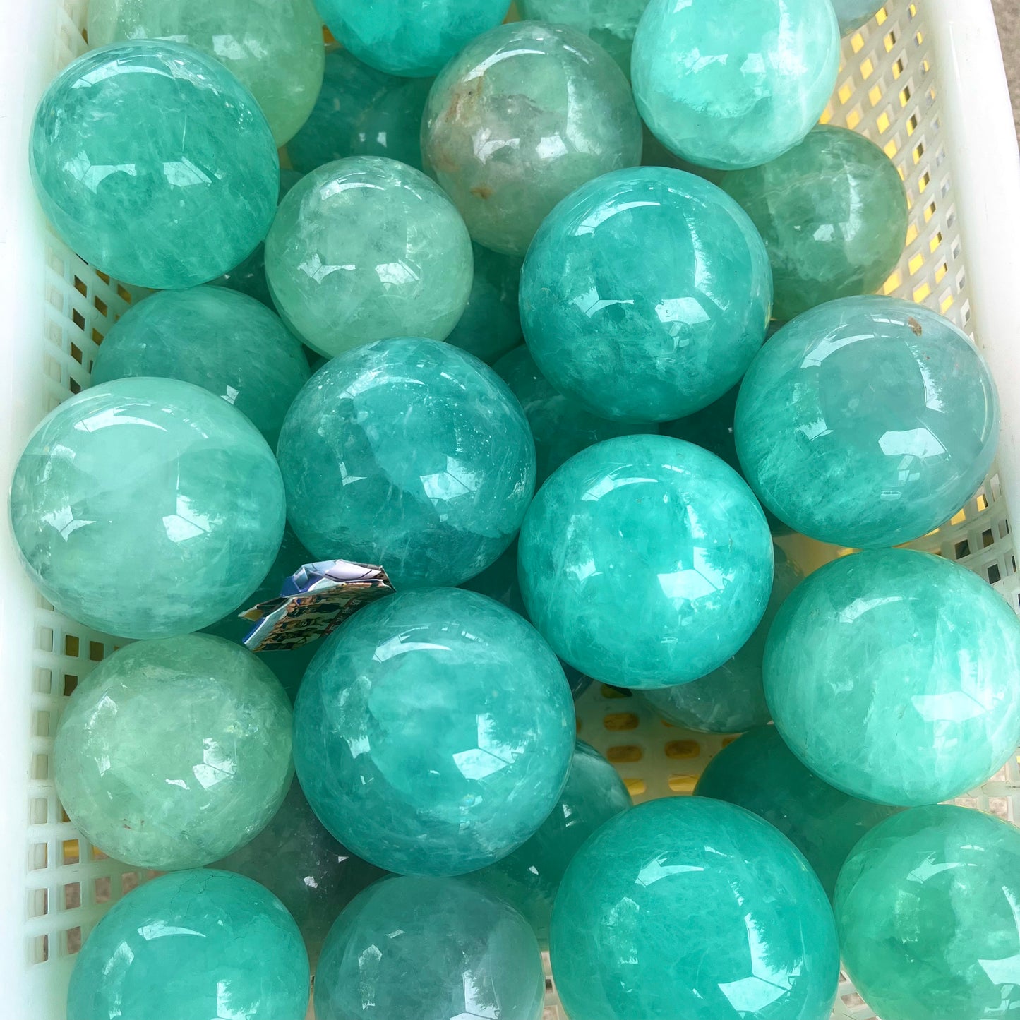 Blue Fluorite Sphere