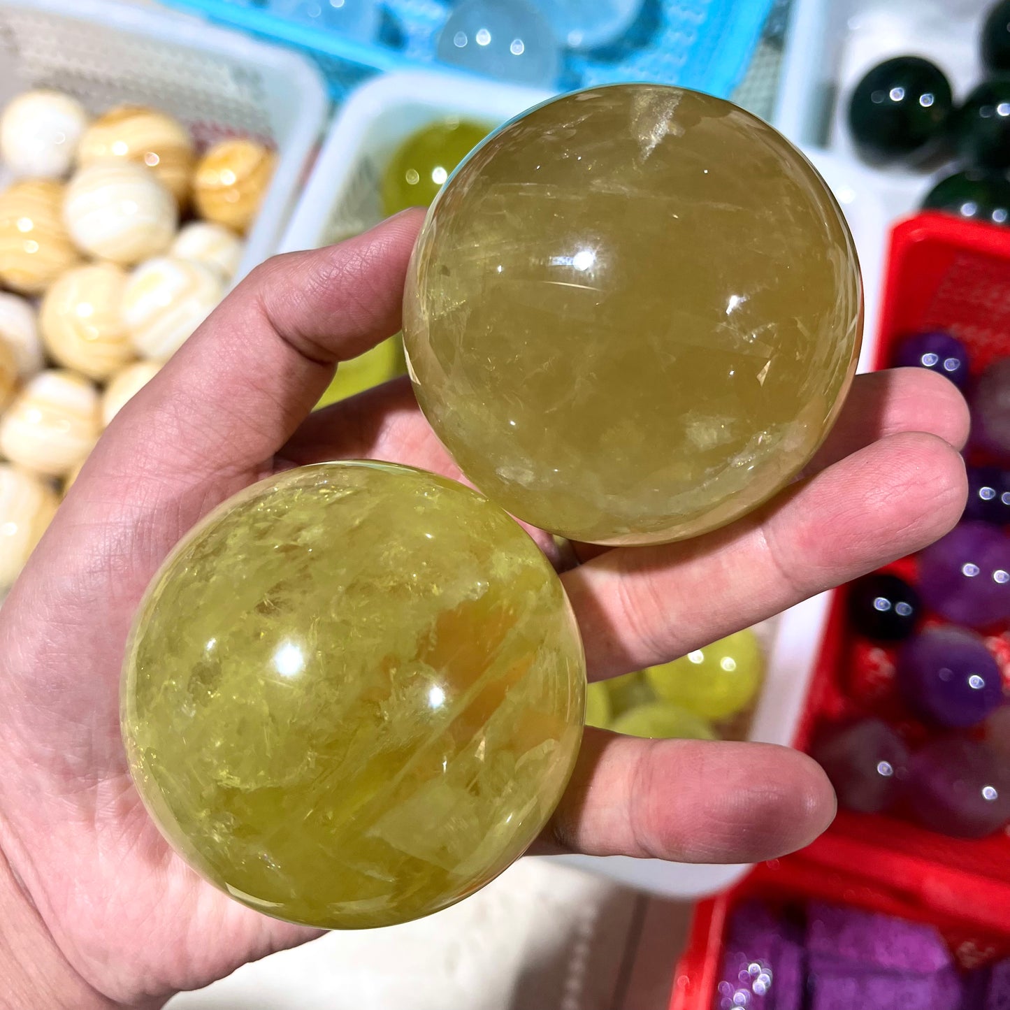 Citrine Crystal Sphere