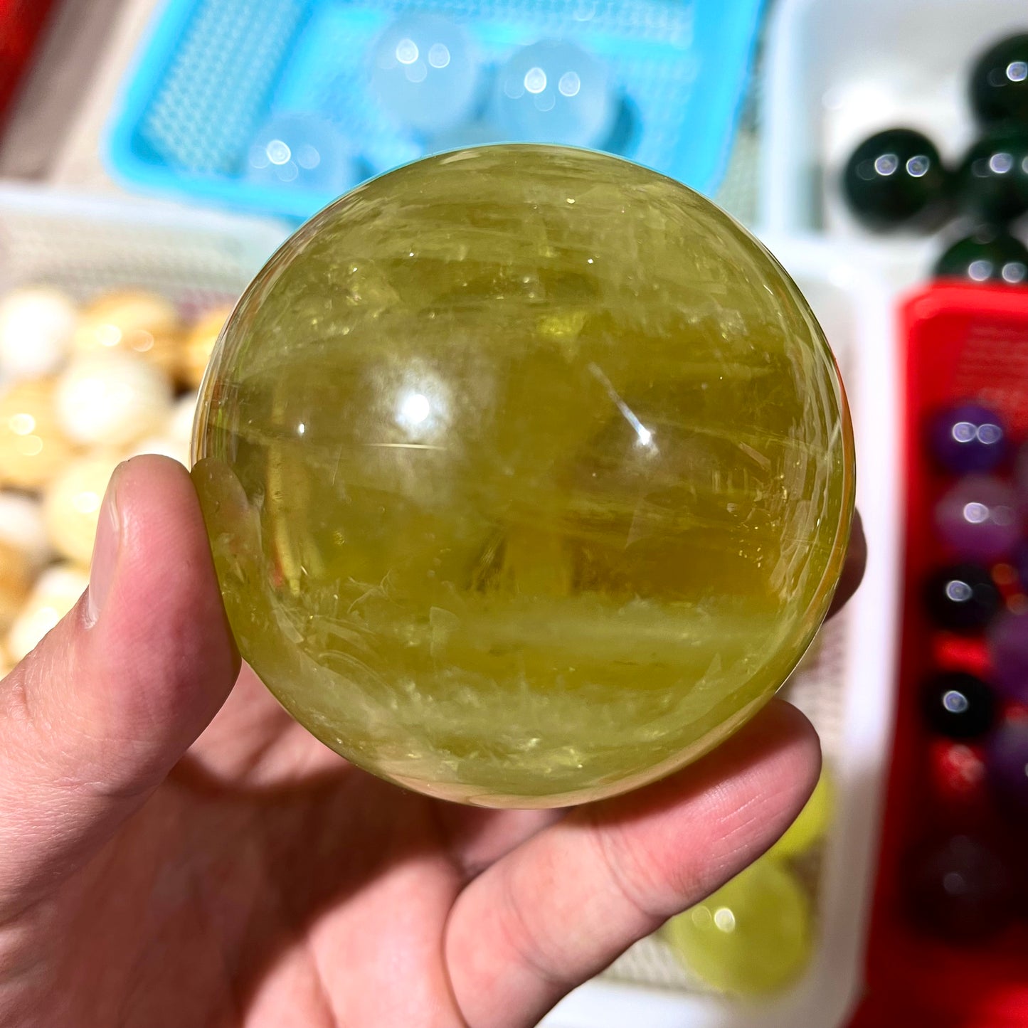 Citrine Crystal Sphere
