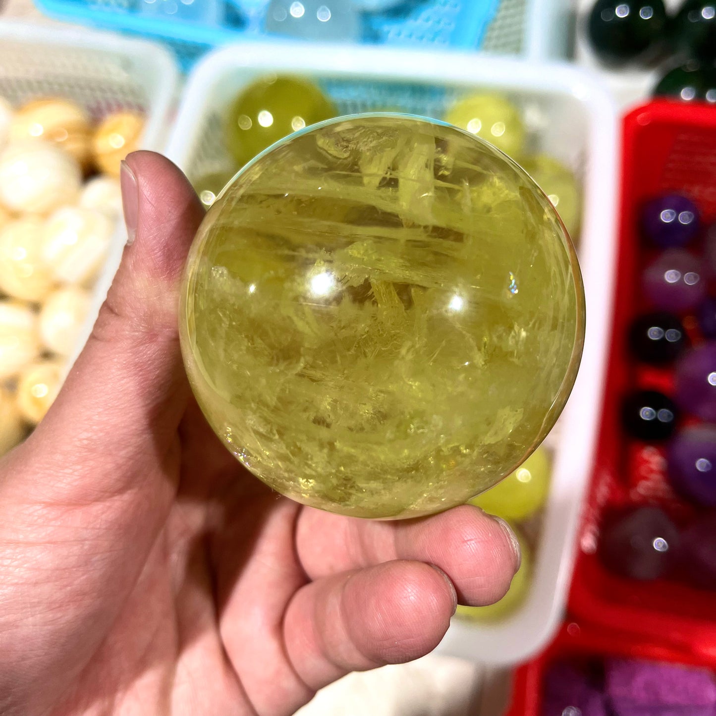 Citrine Crystal Sphere