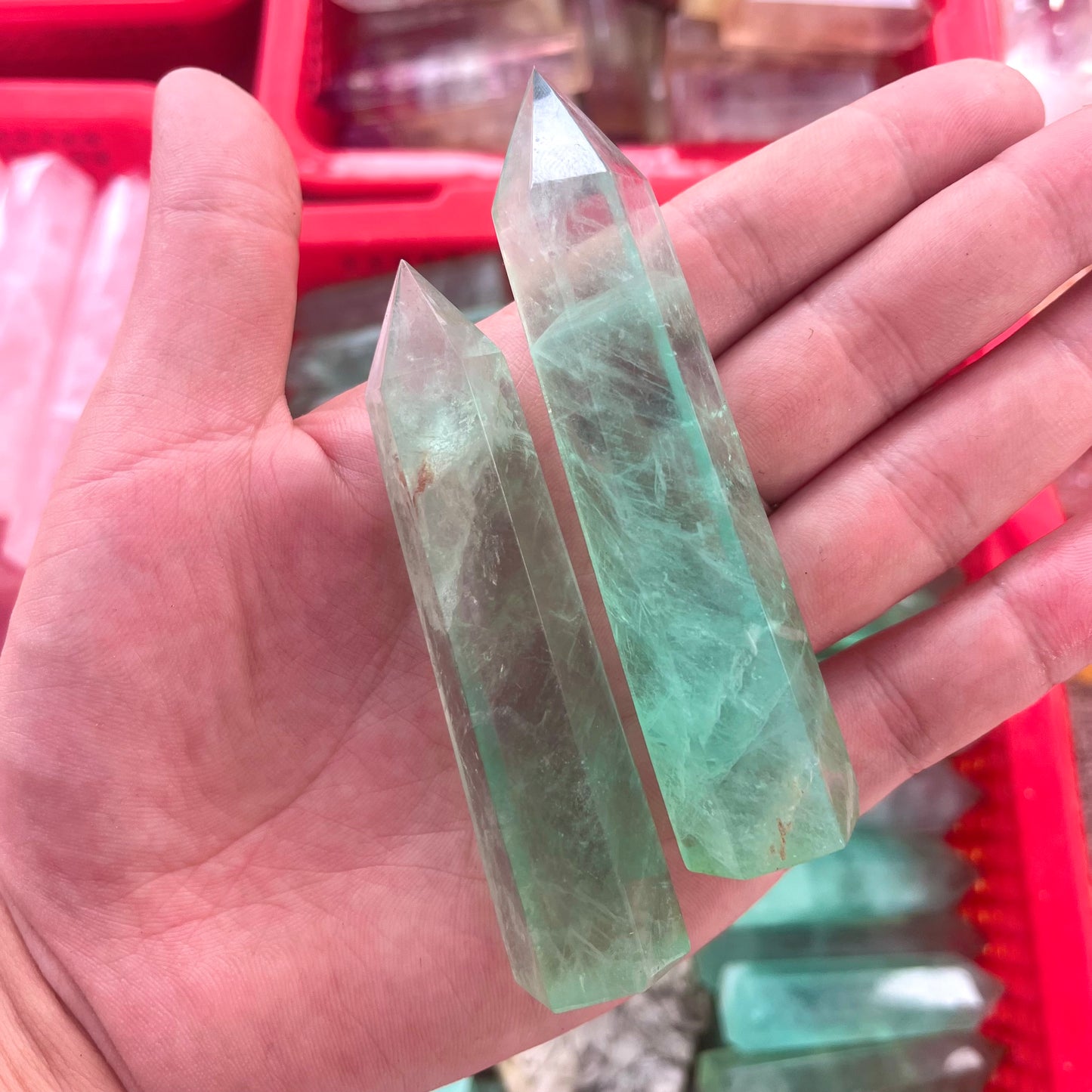 Green Fluorite Tower
