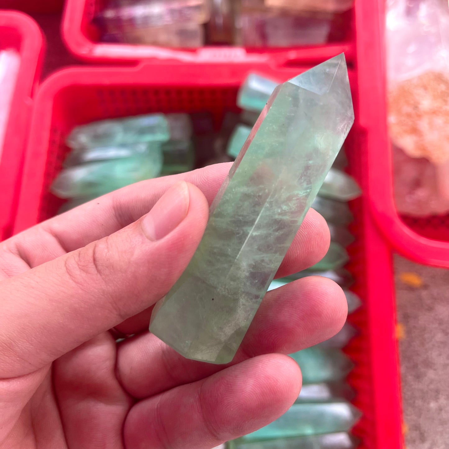 Green Fluorite Tower