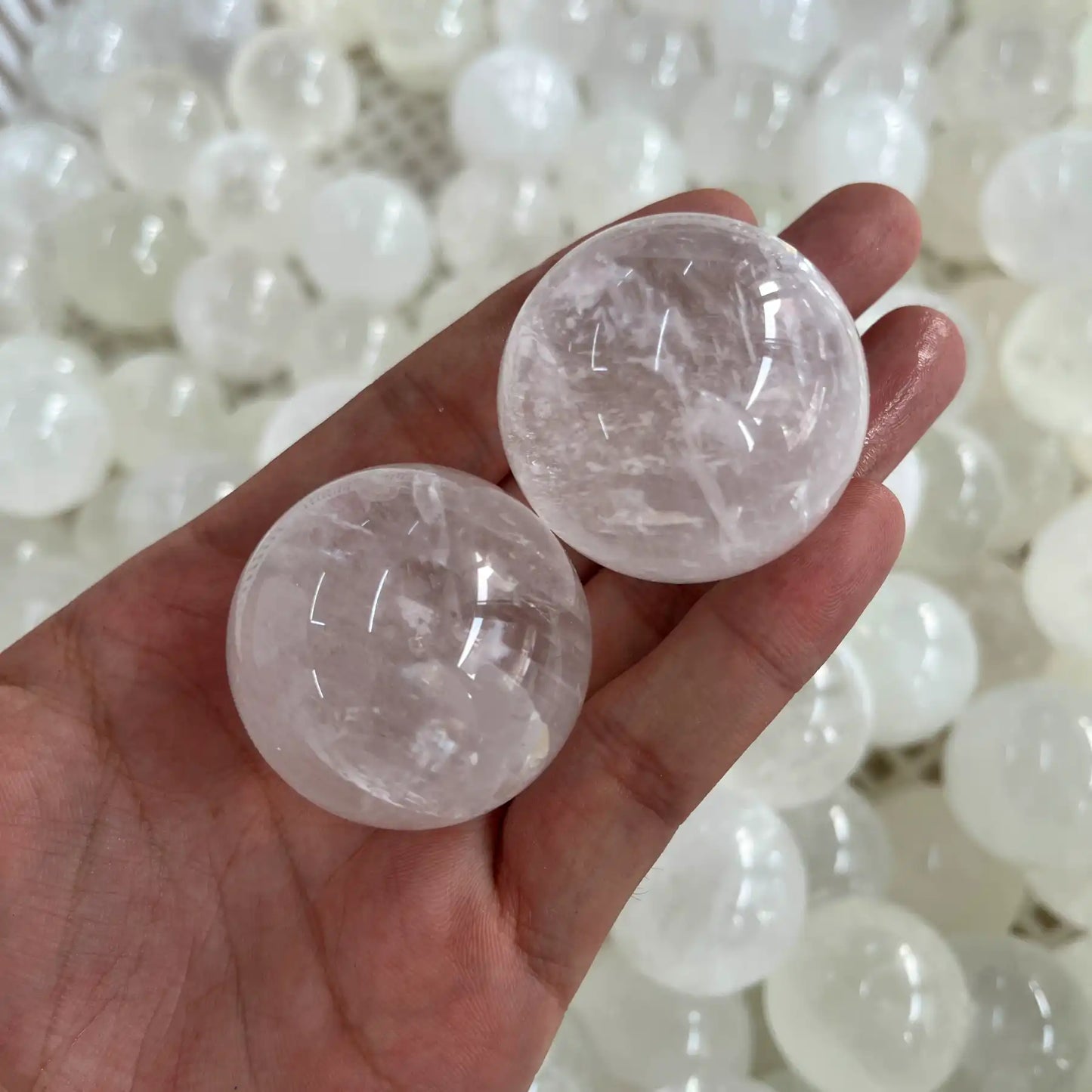Clear Calcite Sphere