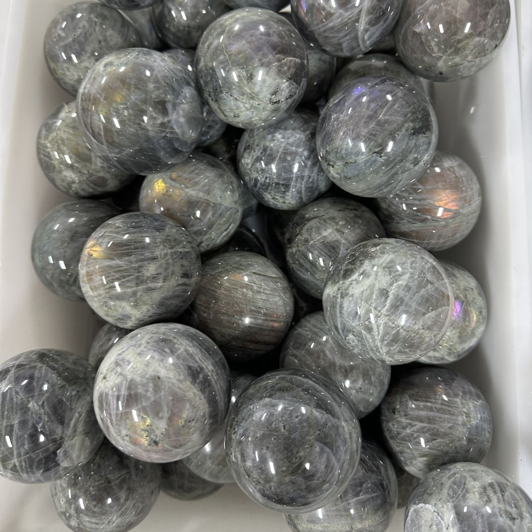 Purple Labradorite Sphere