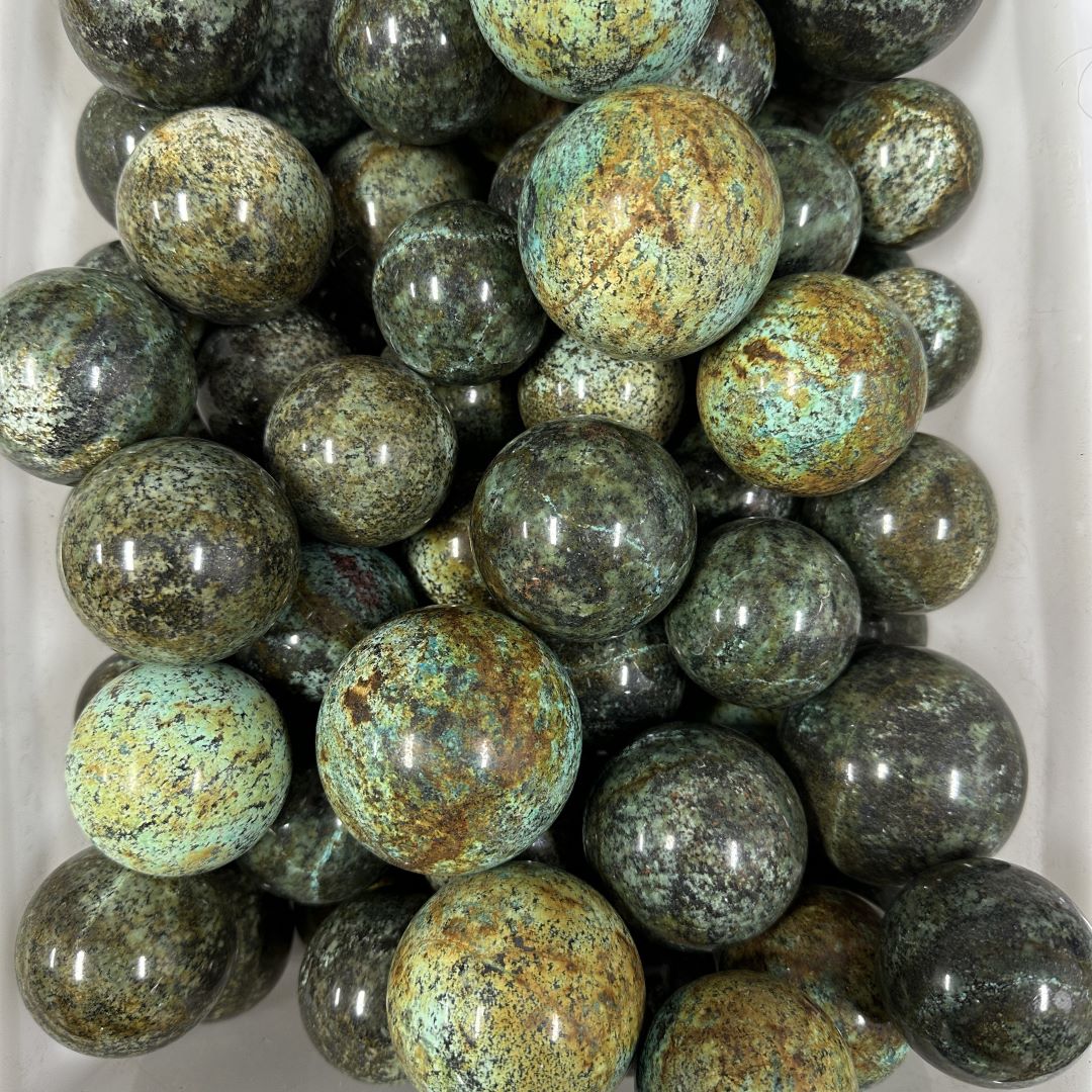 African turquoise sphere