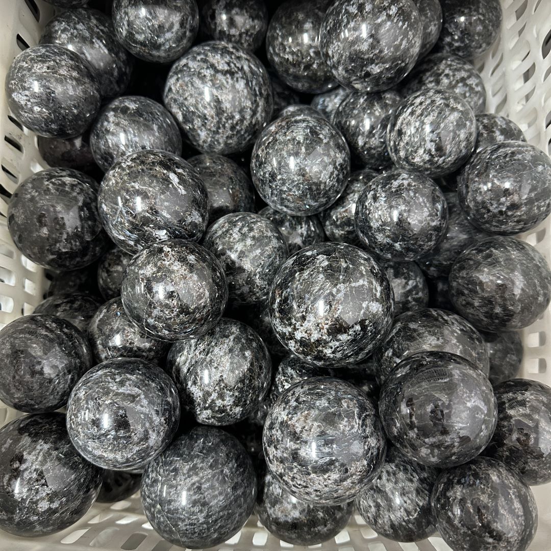 Fireworks Stone Sphere