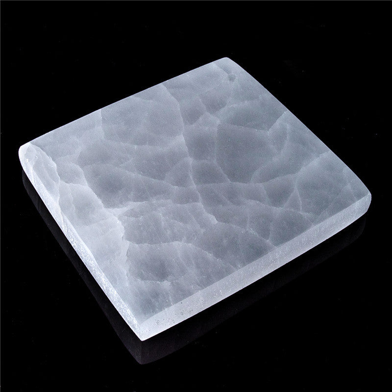 Natural Selenite Slabs Hexagonal, Round, Square, Triangular