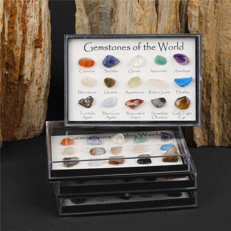 15 types of natural crystal mineral specimens