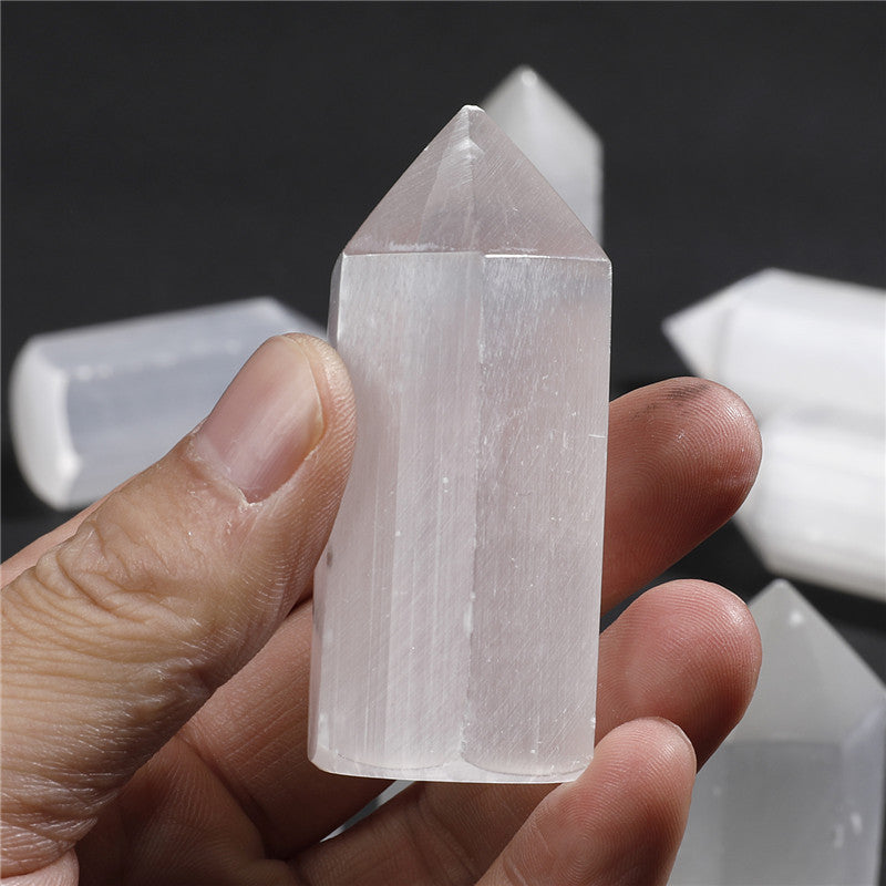 Natural Selenite Point