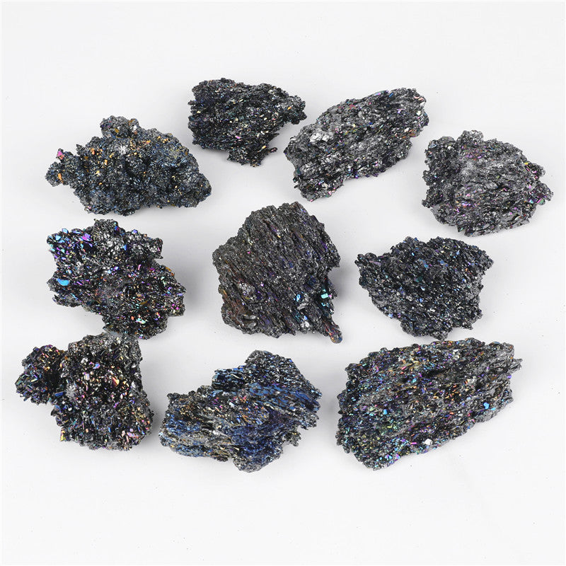 5 colors available Natural raw crystal coal crystal box set