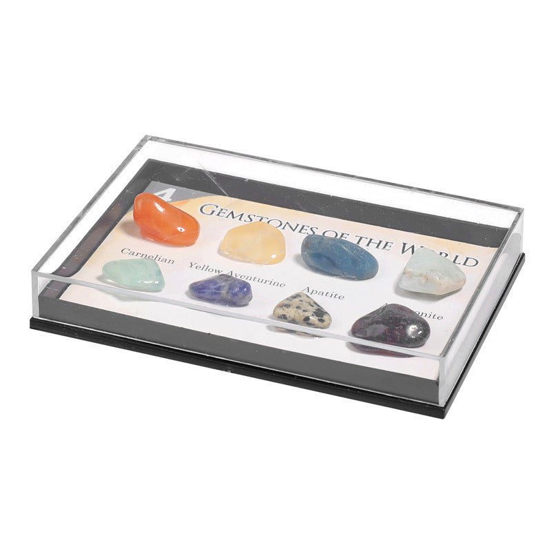 Natural crystal mineral specimens 8 types of mineral raw stones for natural geological education