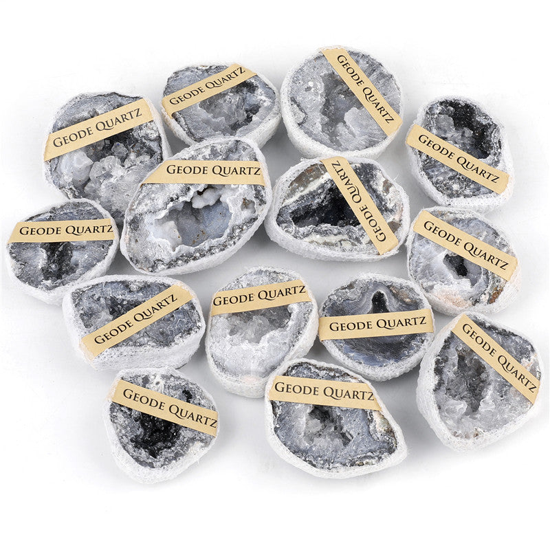 Natural Mexican agate crystal cave box set