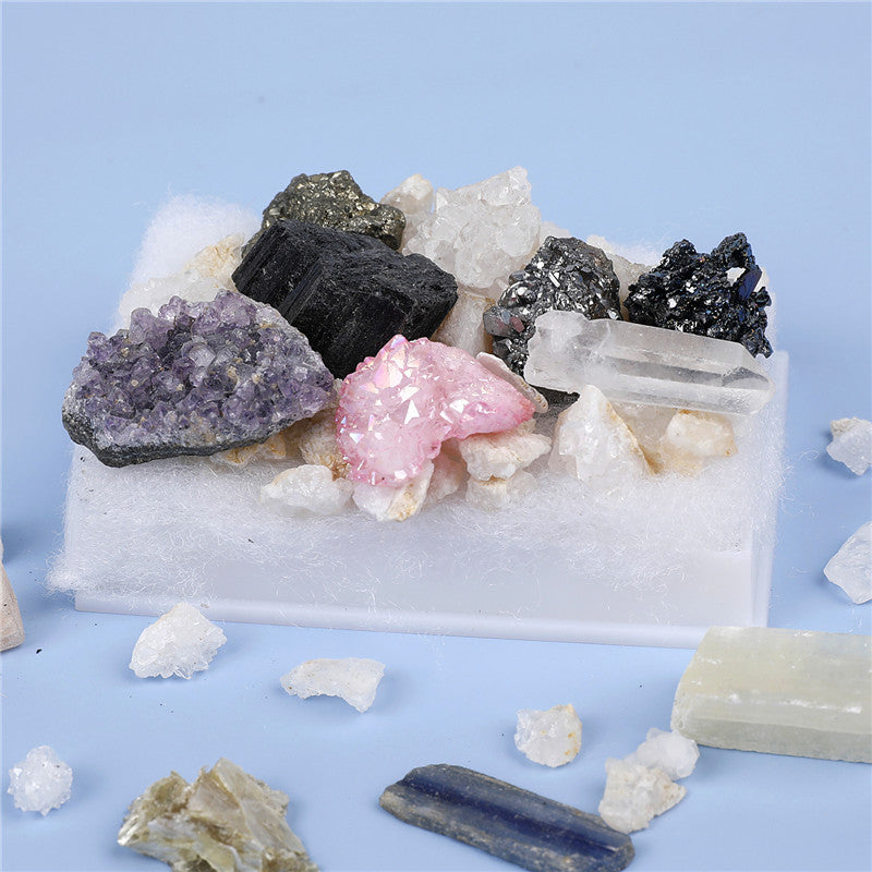 Mixed crystal mineral specimen natural geography