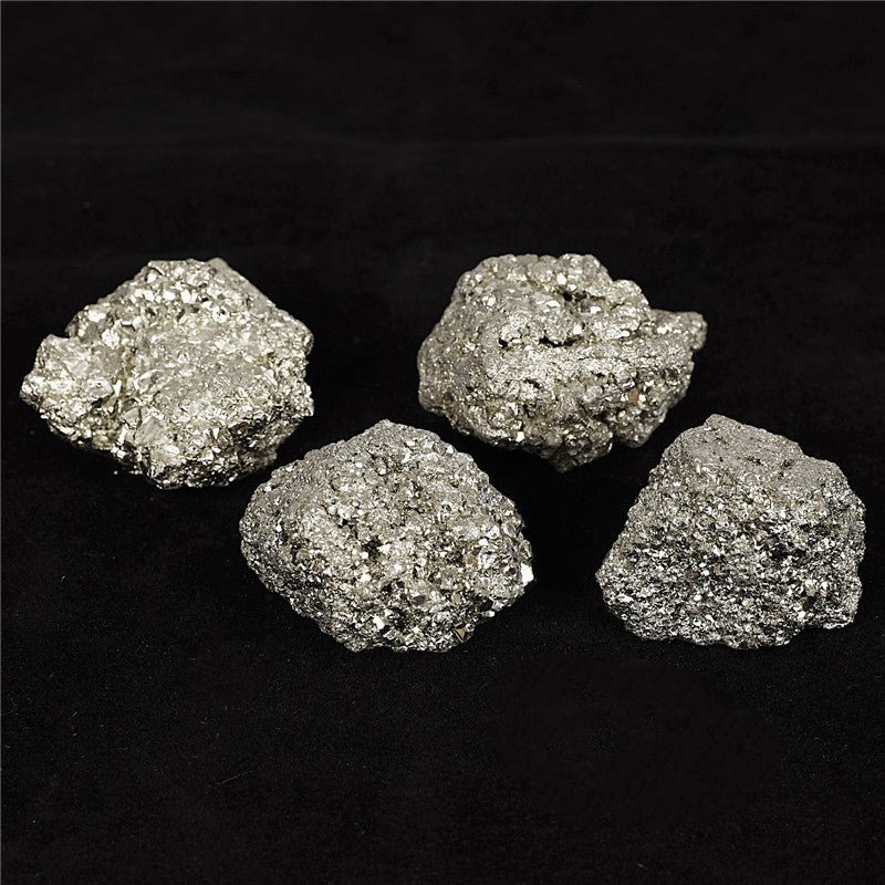 Natural pyrite rough stone box set
