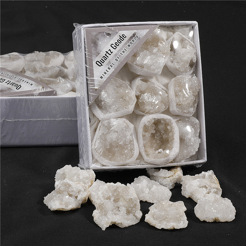 Natural crystal cave hollow agate Moroccan crystal cave