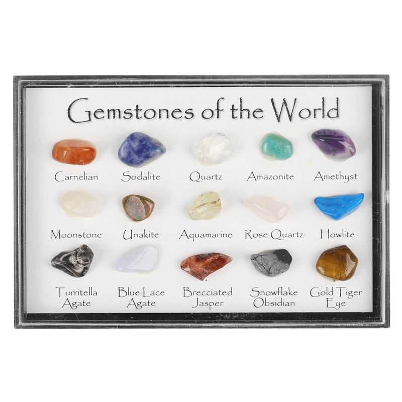 15 types of natural crystal mineral specimens