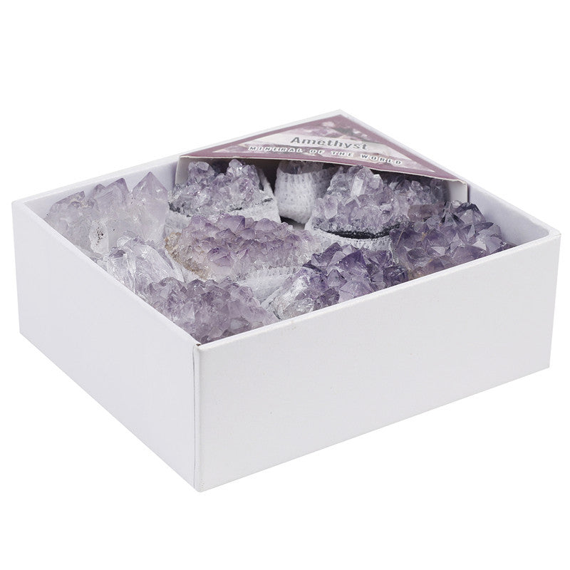 Grade B Amethyst Cluster Gift Box