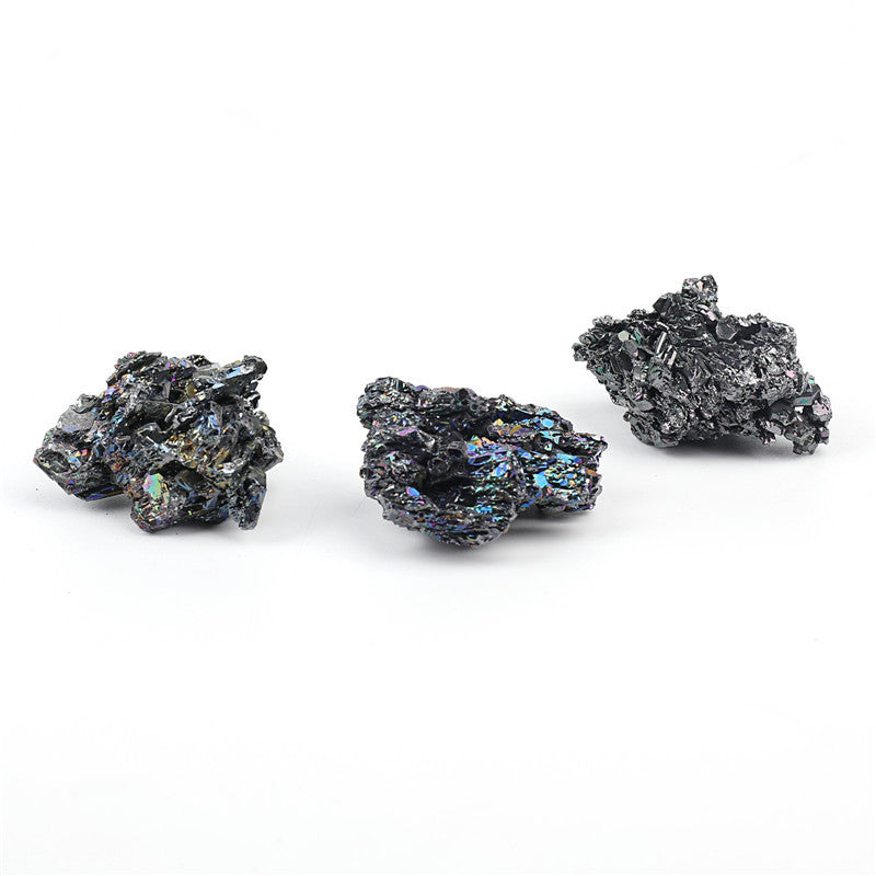 Natural coal crystal rough stone