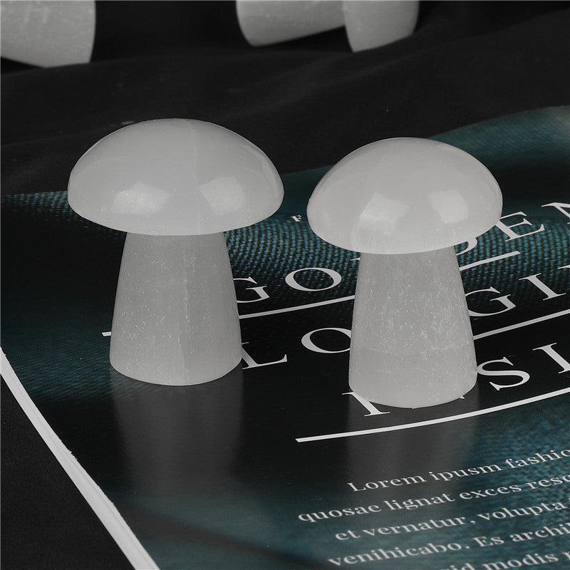 Natural Selenite Mushroom