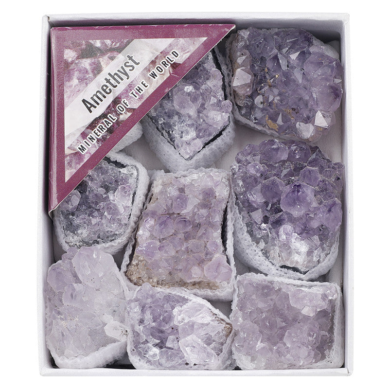 Grade B Amethyst Cluster Gift Box