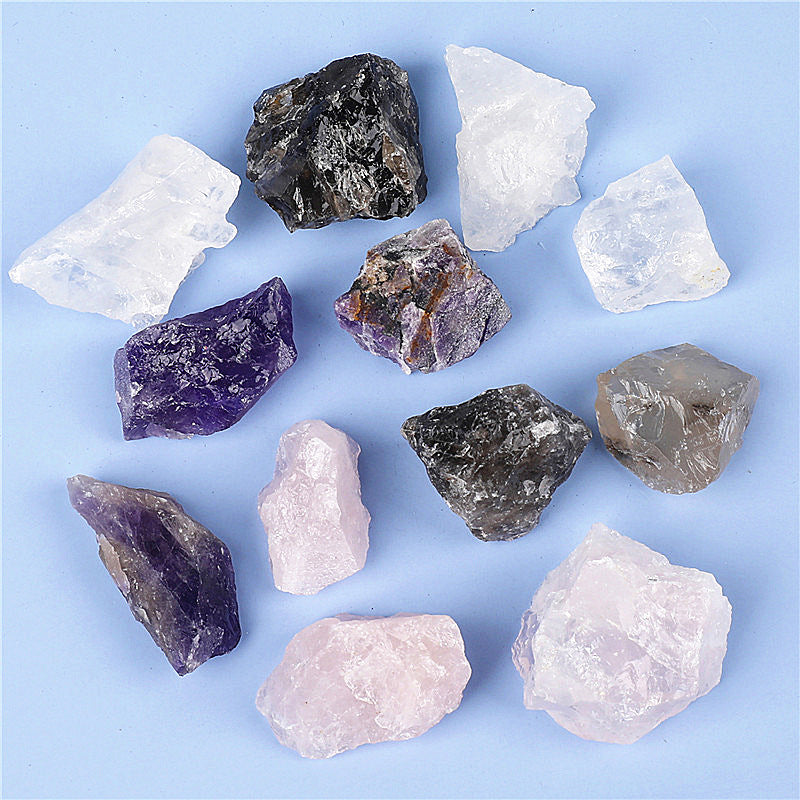 Mixed crystal rough stone box
