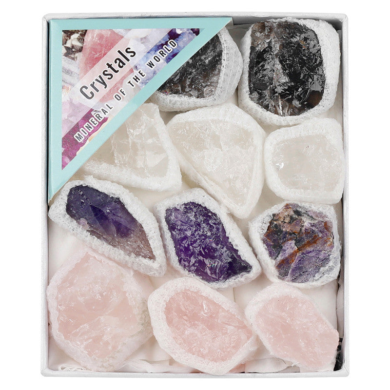 Mixed crystal rough stone box