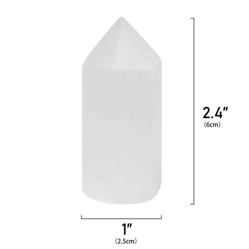 Natural Selenite Point