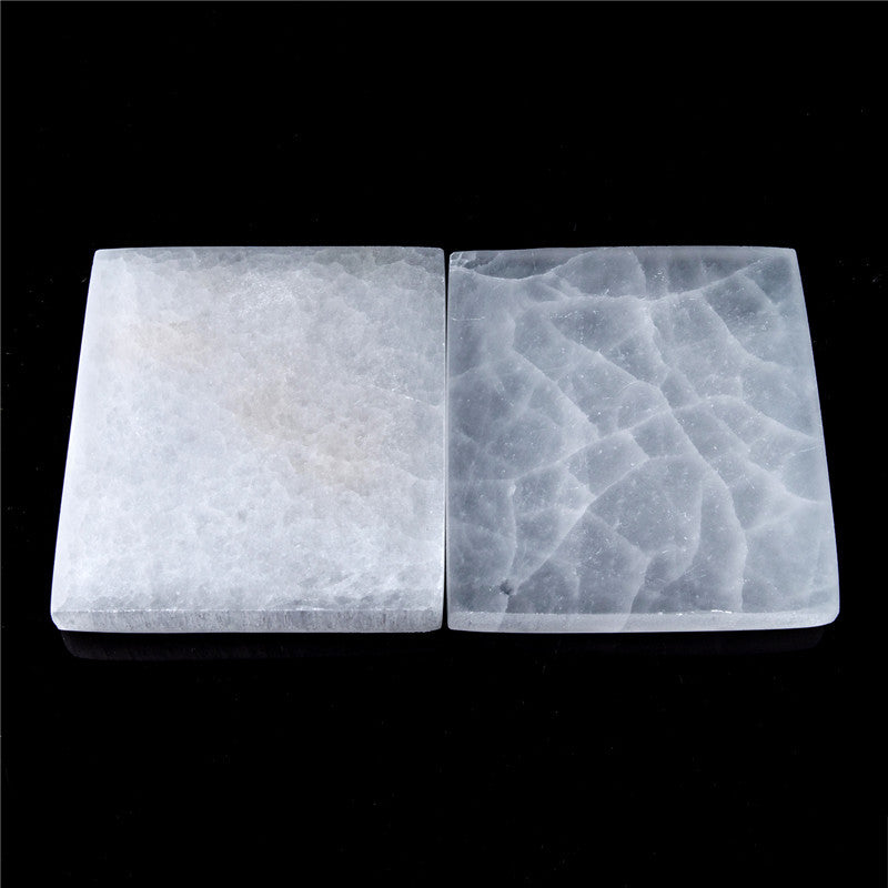 Natural Selenite Slabs Hexagonal, Round, Square, Triangular