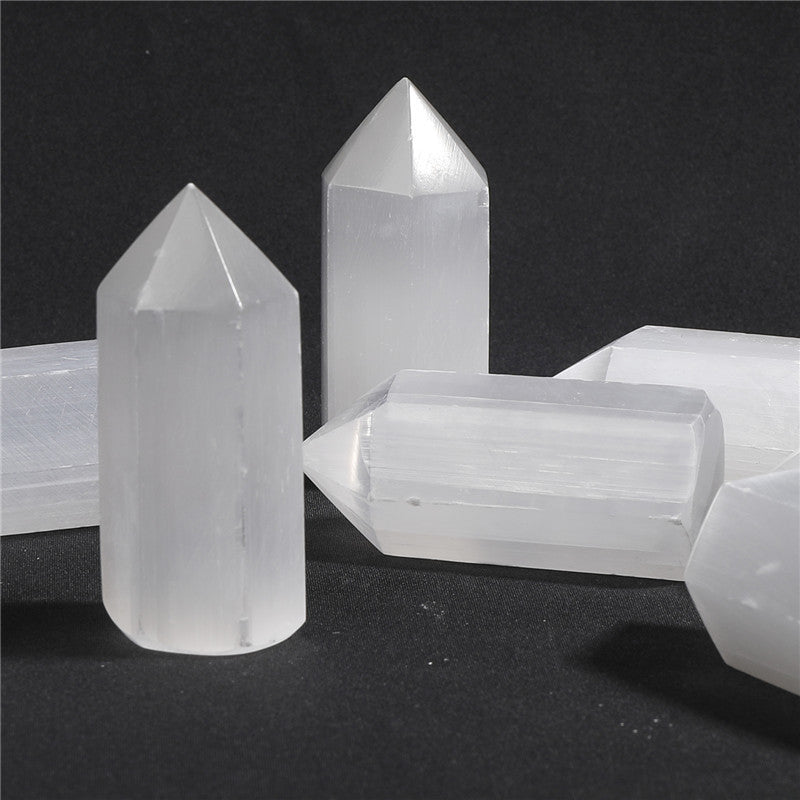Natural Selenite Point